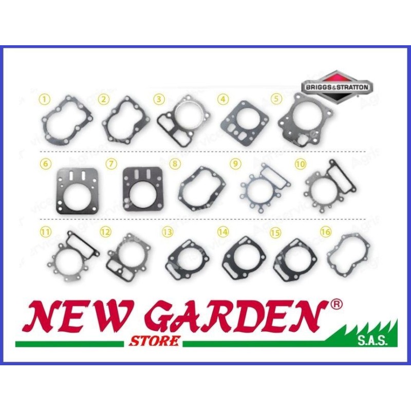 BRIGGS & STRATTON head gasket 698717 793455 697230 698210 798461 794114 | Newgardenstore.eu