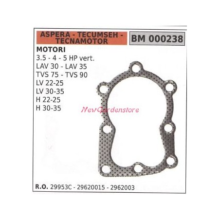 Cylinder head gasket ASPERA lawn tractor mower 3.5 4 5 hp 000238 | Newgardenstore.eu