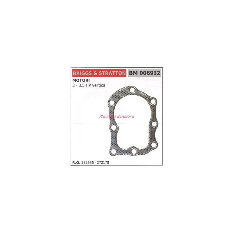 Zylinderkopfdichtung B&S Rasentraktor Rasenmäher Modell 3 3,5 PS 006932