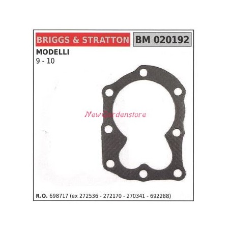 Cylinder head gasket Briggs lawn tractor mower mower model 9 10 698717 | Newgardenstore.eu