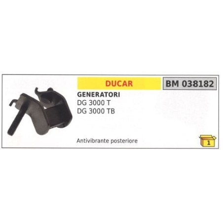 Antivibrante posteriore DUCAR per generatore di corrente DG 3000 T 3000TB 038182 | Newgardenstore.eu