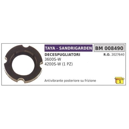 Antivibración embrague trasero TAYA desbrozadora 3600S-W 4200S-W 008490 | Newgardenstore.eu