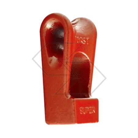 Rope hook guide for rope slider grade 80 weight 0.33 Kg traction force 4500 | Newgardenstore.eu