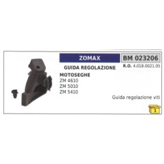 Guía de ajuste del tornillo del carburador Motosierra ZOMAX ZM4610 ZM5010 4.018.0021.05 | Newgardenstore.eu