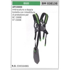 Imbracatura a bretella doppia EGO con imbottitura per BC 1500E ST1500E | Newgardenstore.eu