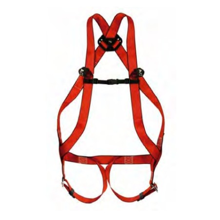 Fall arrest harness leg adjustment buckle 45 mm polyester webbing | Newgardenstore.eu
