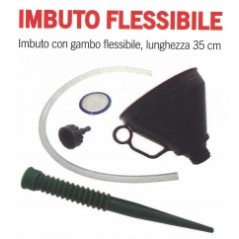 Embudo con vástago flexible longitud 35 cm código 016523