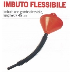 Funnel with flexible stem 45 cm long code 002428