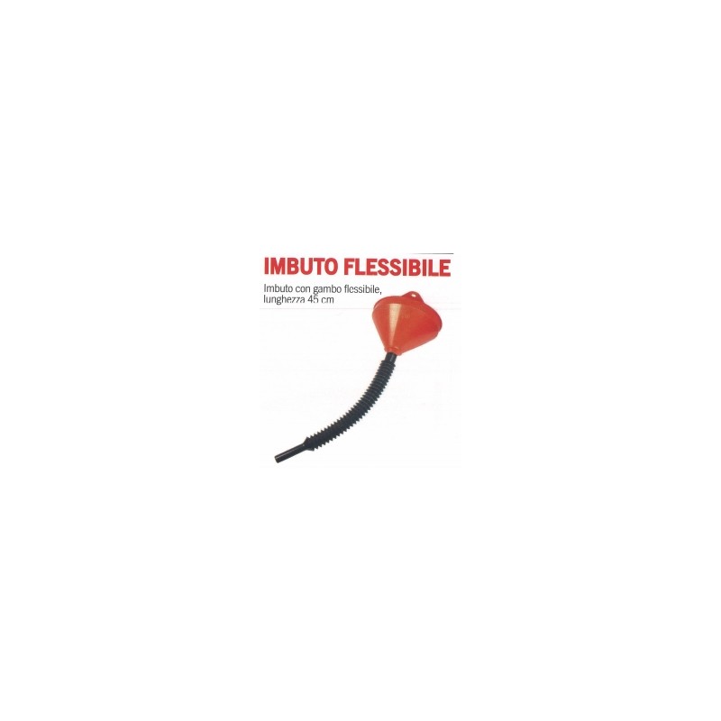 Embudo con vástago flexible longitud 45 cm código 002428