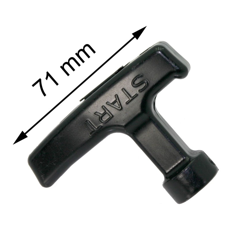 Grande poignée de démarrage standard pour débroussailleuse tronçonneuse 71 mm 340007