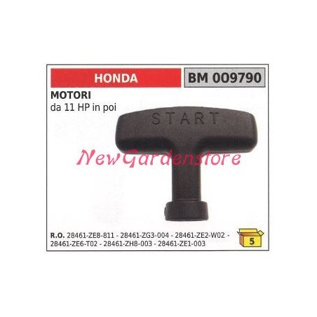 Poignée de démarrage HONDA pour moteur de tondeuse débroussailleuse à partir de 11hp 009790 | Newgardenstore.eu