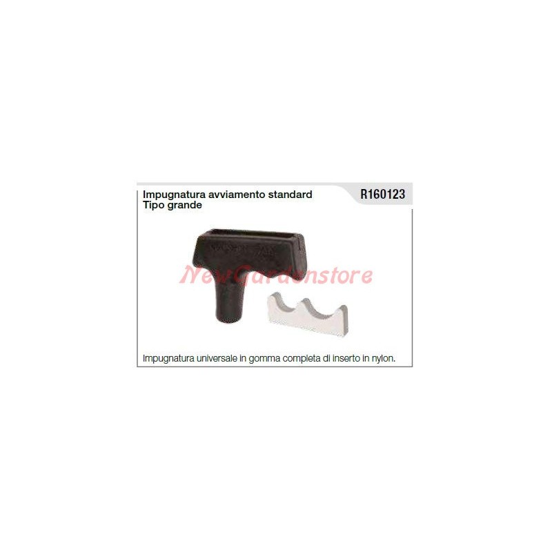 Impugnatura avviamento standard tipo grande universale in gomma R160123