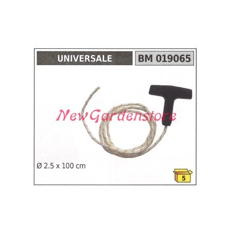 Starter handle UNIVERSAL lawnmower mower Ø 2.5x100cm 019065 | Newgardenstore.eu