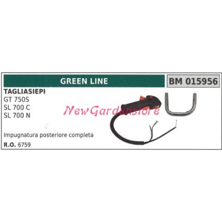 Rear handle GREENLINE hedge trimmer GT 750S 015956 | Newgardenstore.eu