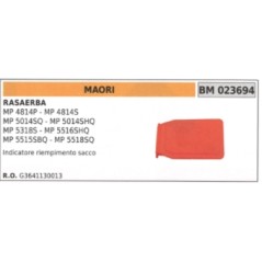 Indicatore riempimento sacco MAORI rasaerba MP4814P - MP4814S - MP5014SQ
