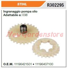 STIHL chainsaw oil pump gearbox 038 R302295