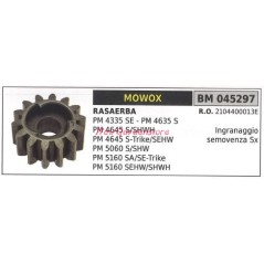 Selbstfahrendes Antriebsgetriebe links MOWOX Rasenmäher PM4335SE 045297