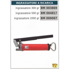 Ingrassatore a ricarica 500 gr codice 004817