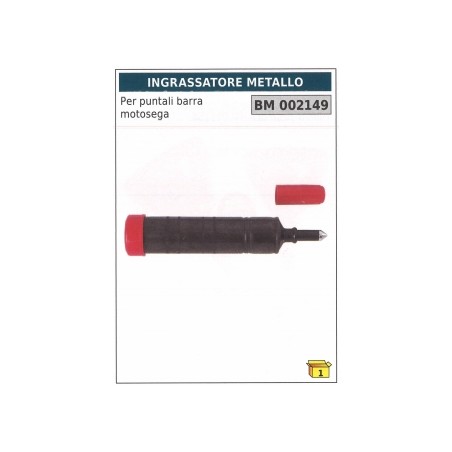 Ingrassatore metallo per puntali barra motosega codice 002149 | Newgardenstore.eu