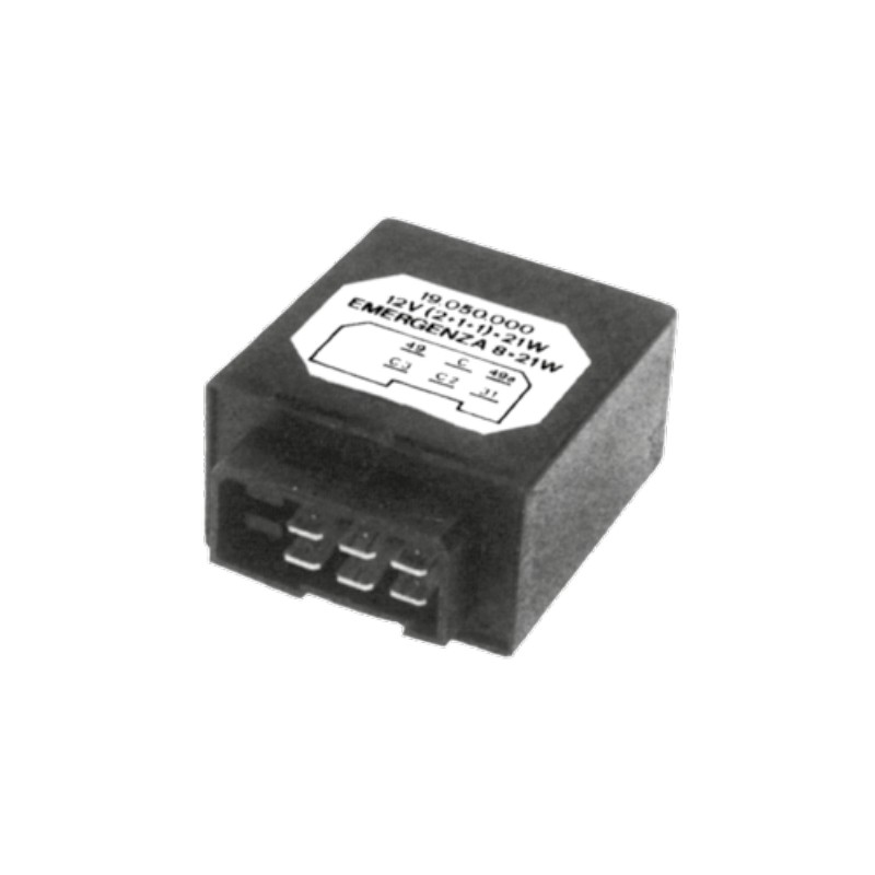 Boîte à boutons électronique 6 pôles 12V - 4X21 W - 8X21 W pour machines d'exploitation