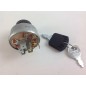 Ignition switch for lawn tractor mower