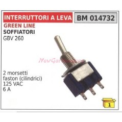 Lever switch GREEN LINE GBV 260 blower motor 2 terminals 014732