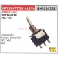 Lever switch GREEN LINE GBV 260 blower motor 2 terminals 014732