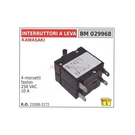 Interrupteur à levier KAWASAKI 2 bornes 014732 210082172 | Newgardenstore.eu