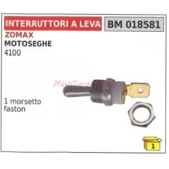 ZOMAX interrupteur à levier tronçonneuse 4100 1 pince faston 018581 | Newgardenstore.eu