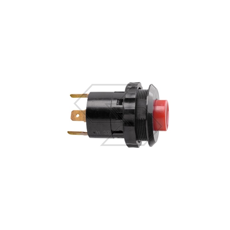 Illuminated push-button switch for agricultural tractor available in various colours