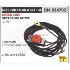 Interrupteur à glissière débroussailleuse GREEN LINE GL 26 2 pinces 014702