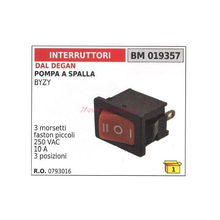 Interruttore DAL DEGAN pompa a spalla BYZY 3 morsetti faston piccoli 019357 | Newgardenstore.eu