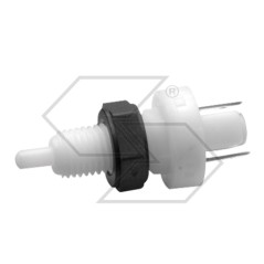 Short stop switch with external threaded ring nut for agricultural machine
