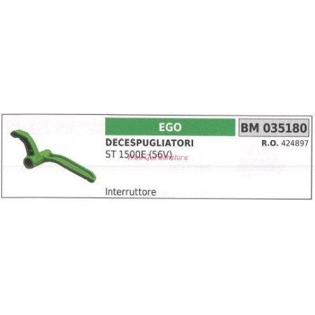 Interruttore EGO decespugliatore ST 1500E 56V 035180 | Newgardenstore.eu