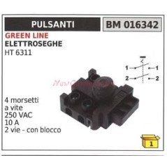 GREEN LINE interrupteur pour taille-haie électrique HT 6311 4 bornes à vis 250 VAC 016342 | Newgardenstore.eu