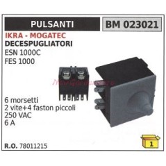 Interruptor IKRA ESN 1000C FES 1000 desbrozadora 6 terminales 023021 | Newgardenstore.eu