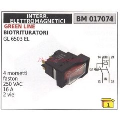 Interruptor magnético biotriturador GREEN LINE GL 6503EL 017074 | Newgardenstore.eu