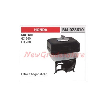 Filtro aria a bagno d'olio HONDA motore GX 160 200 028610 | Newgardenstore.eu