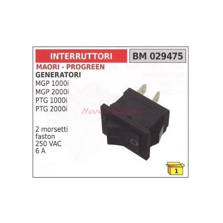 Interruptor motor generador MAORI MGP PTG 1000i 2000i 029475 | Newgardenstore.eu