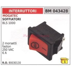 MOGATEC interrupteur moteur soufflerie BLS 1000 043428 80030130 | Newgardenstore.eu