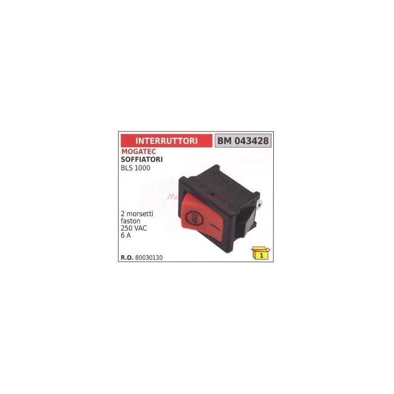 Interruttore MOGATEC motore soffiatore BLS 1000 043428 80030130