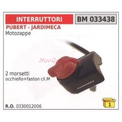 PUBERT interruptor motor azada 2 terminales ojal+faston M 033438
