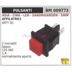 Interruttore pulsante ASIA affilatrice AFFY 50 2 morsetti faston 009773