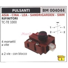 ASIA trimmer pushbutton switch TC TE 1000 4 screw terminals 004044 | Newgardenstore.eu