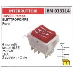 ROVER POMPE interrupteur moteur 013114 | Newgardenstore.eu