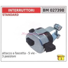 STANDARD switch 5-way clamp connection 3 positions 027398
