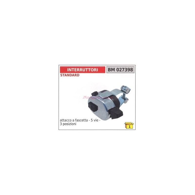 STANDARD switch 5-way clamp connection 3 positions 027398