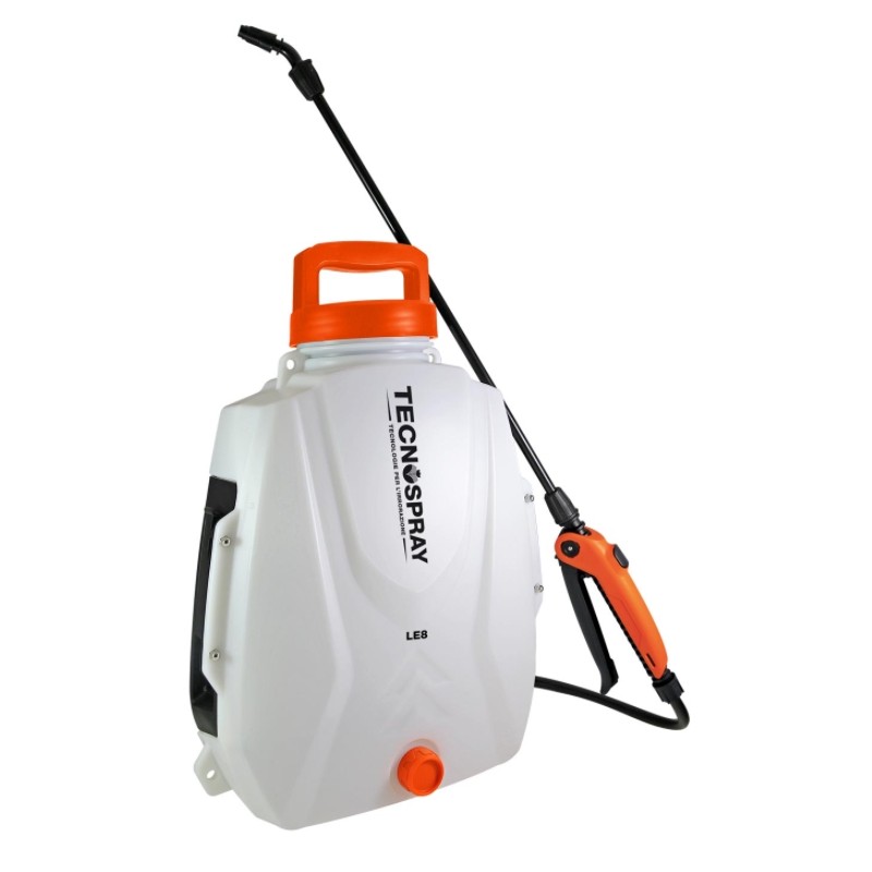 Pulvérisateur TECNOSPRAY LE8 capacité 8L batterie lithium 12V et chargeur inclus