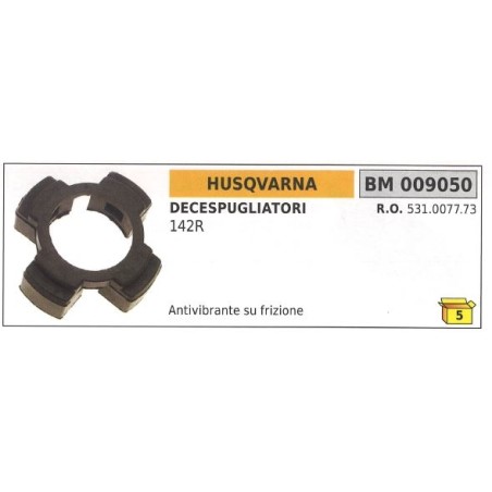 Support anti-vibration HUSQVARNA sur embrayage pour débroussailleuse coupe-herbe 142R 009050 | Newgardenstore.eu