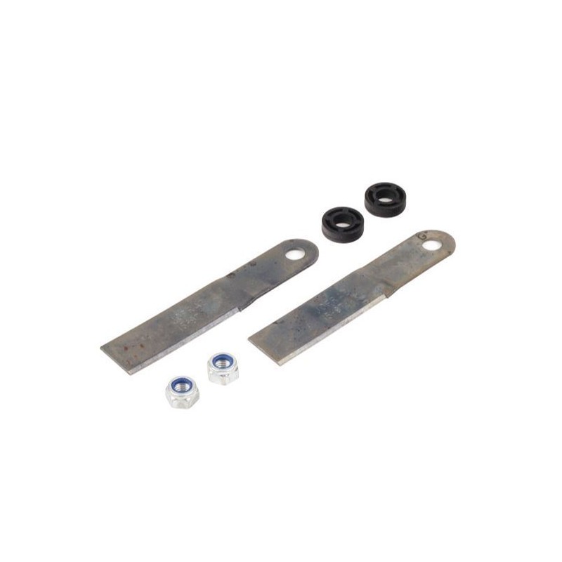 Kit 2 blades + 2 washers + 2 nuts compatible KLIPPO 22-317